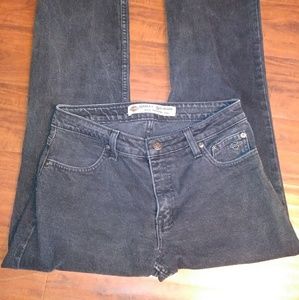 Harley Davidson Women's Jeans Black Bootcut Sz 6P